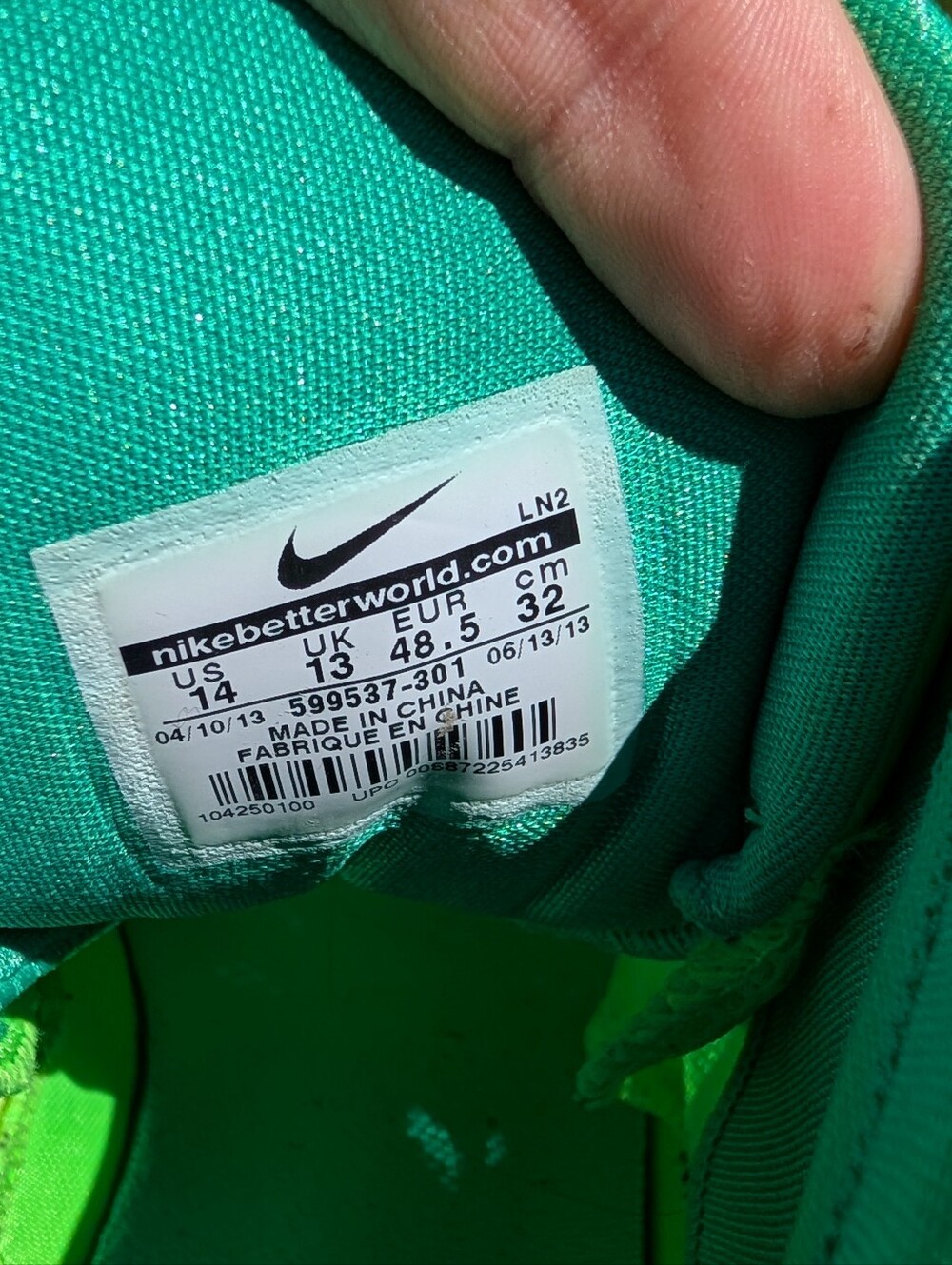 Nike Hyperdunk 2013 Flash Lime / Electric Green - Picture 6 of 6